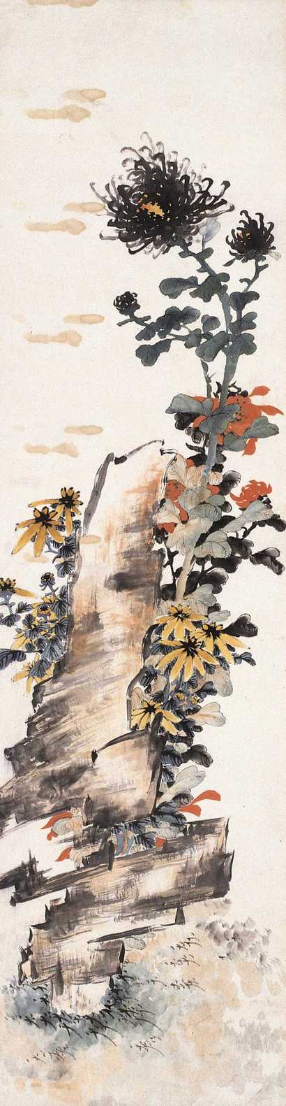佚名 花卉 立轴